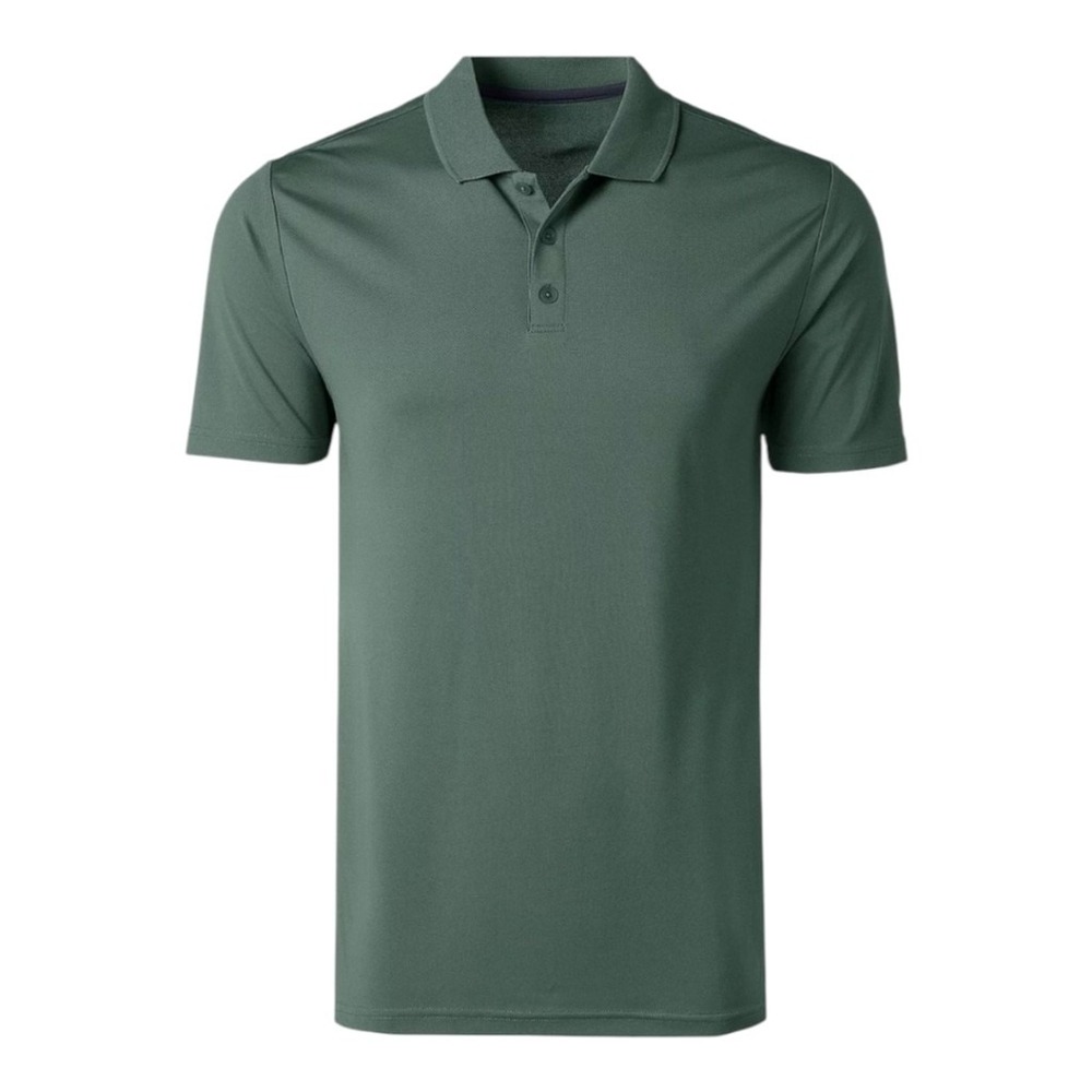 BCG Men's Coaches' Polo‎ Shirt Size Large Green Moisture Wicking UPF NWT